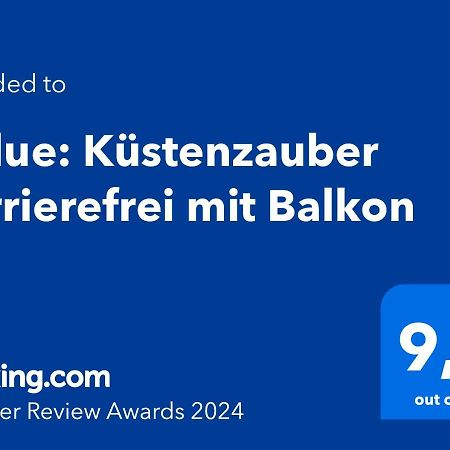 Cblue: Kuestenzauber Barrierefrei Mit Balkon Heiligenhafen Exteriör bild
